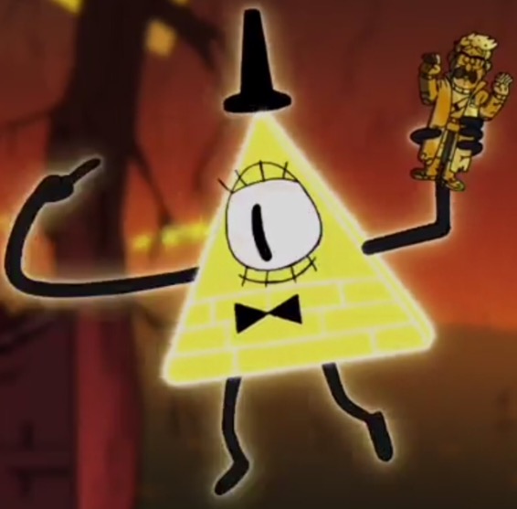 High Quality WTF Bill Cipher Blank Meme Template