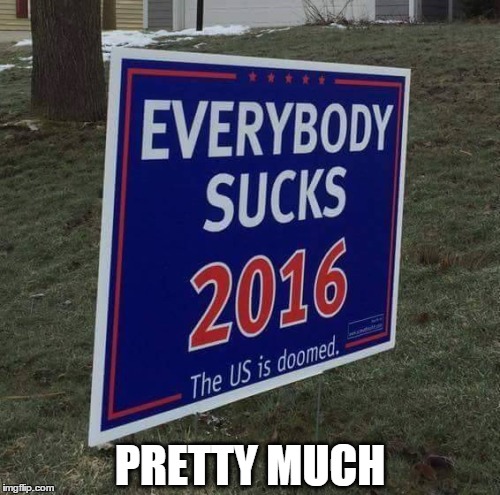 If I had a political yard sign, it would be this one | PRETTY MUCH | image tagged in politics,president 2016,presidential candidates,election 2016,trump | made w/ Imgflip meme maker