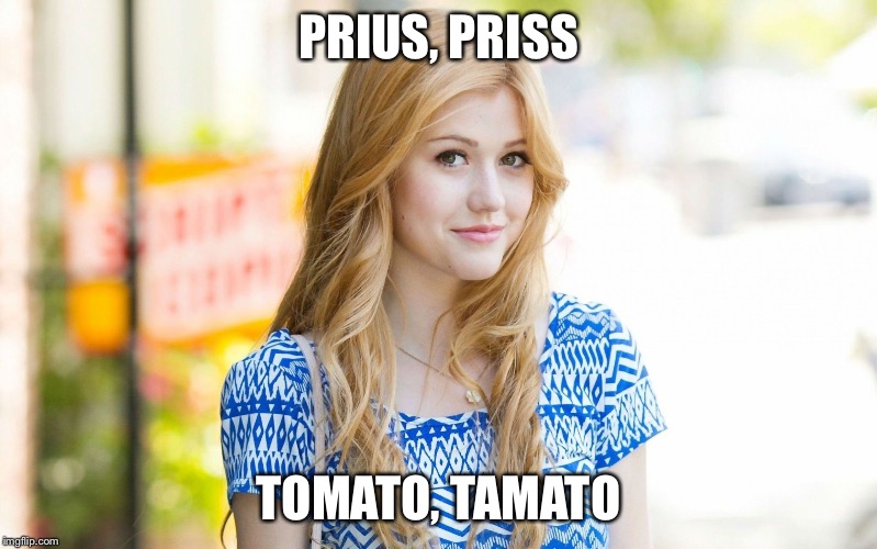 Hot Girl | PRIUS, PRISS TOMATO, TAMATO | image tagged in hot girl | made w/ Imgflip meme maker