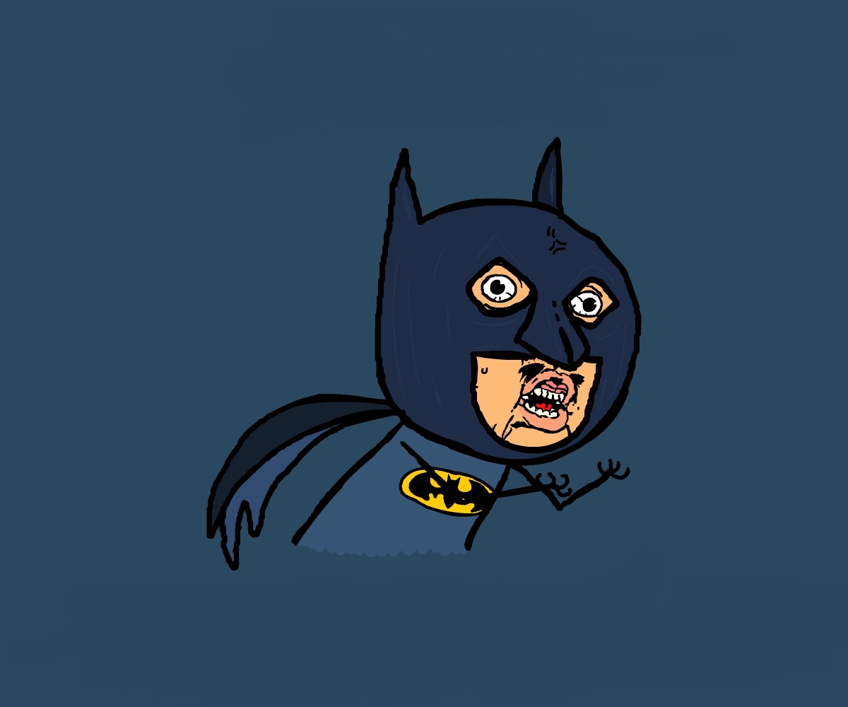 Y U No Batman Blank Meme Template
