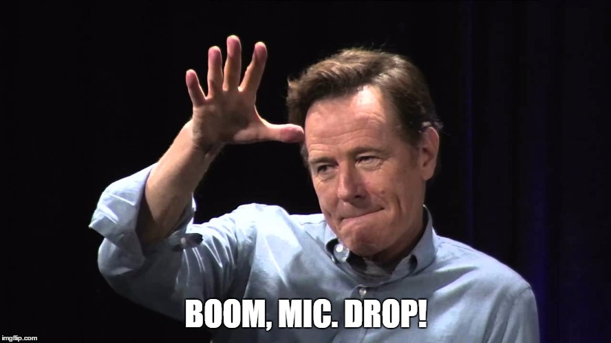 Mic Drop | BOOM, MIC. DROP! | image tagged in mic drop | made w/ Imgflip meme maker