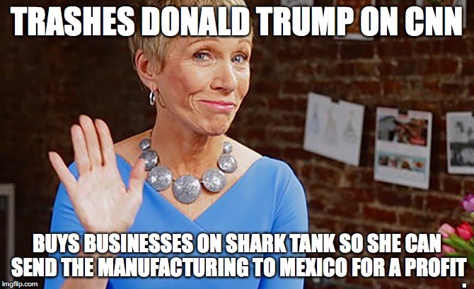 Barbara Corcoran talking trash on Donald Trump | . | image tagged in donald trump,donald trump 2016,president,president 2016,shark tank | made w/ Imgflip meme maker
