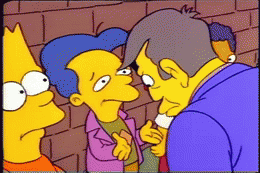 Caught Red-Handed | image tagged in gifs,simpsons | made w/ Imgflip video-to-gif maker