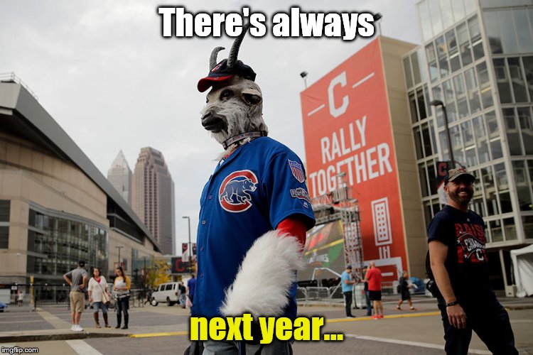 Cubs | There's always next year... | image tagged in cubs | made w/ Imgflip meme maker