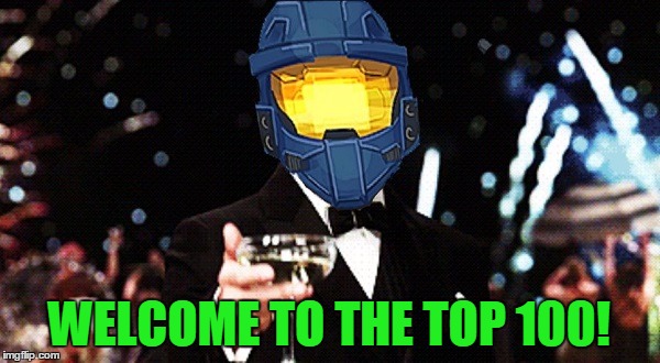 Cheers Ghost | WELCOME TO THE TOP 100! | image tagged in cheers ghost | made w/ Imgflip meme maker