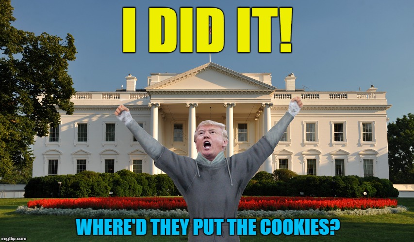 I DID IT! WHERE'D THEY PUT THE COOKIES? | made w/ Imgflip meme maker