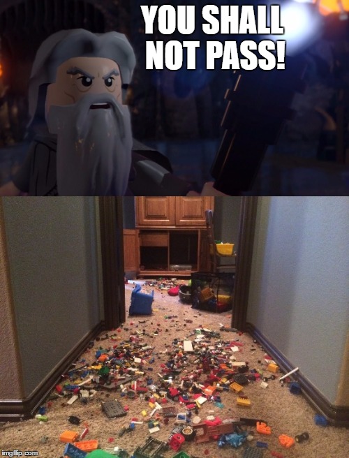 Lego week!!!! | YOU SHALL NOT PASS! | image tagged in lego,lego week,legos,gandalf,lord of the rings | made w/ Imgflip meme maker