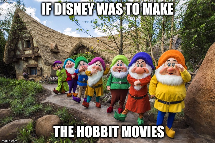 Seven Dwarves | IF DISNEY WAS TO MAKE; THE HOBBIT MOVIES | image tagged in seven dwarves,lotr,the hobbit,hobbit,disney,movies | made w/ Imgflip meme maker