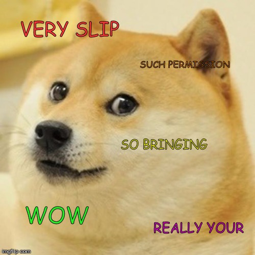 Doge Meme | VERY SLIP SUCH PERMISSION SO BRINGING WOW REALLY YOUR | image tagged in memes,doge | made w/ Imgflip meme maker