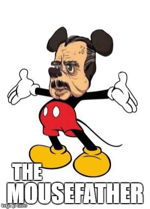 "lol so funny" is a lousy title for a meme. | MOUSEFATHER; THE | image tagged in memes,lol,so,funny,mickey mouse,the godfather | made w/ Imgflip meme maker