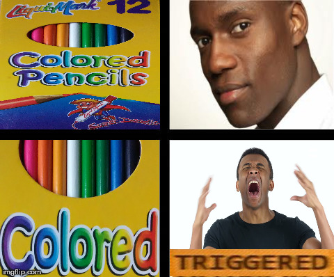 Triggered template | COLOR TRIGGER | image tagged in triggered template | made w/ Imgflip meme maker
