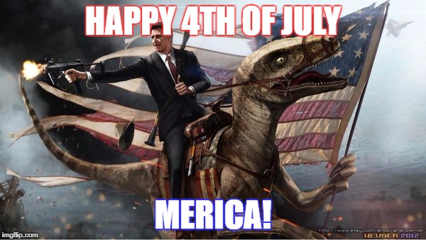 HAPPY 4TH OF JULY; MERICA! | image tagged in red,white,and ronald reagon | made w/ Imgflip meme maker