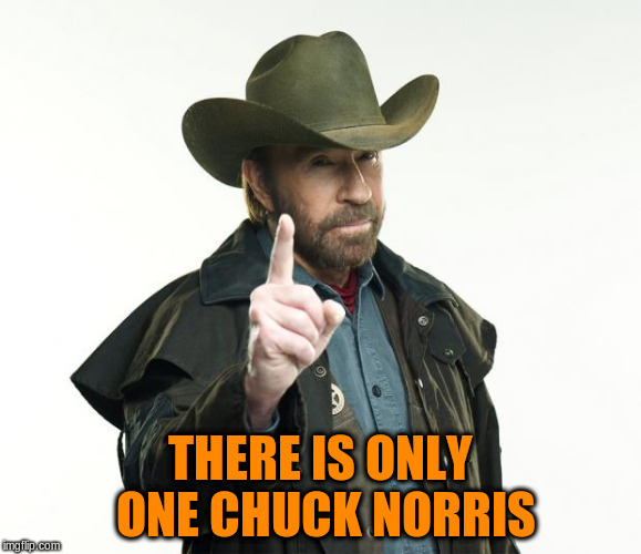 THERE IS ONLY ONE CHUCK NORRIS | made w/ Imgflip meme maker