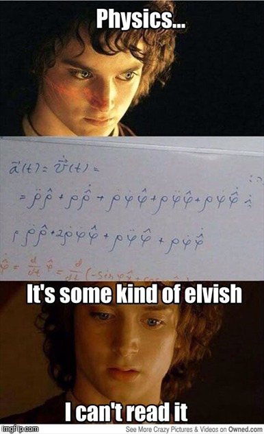 That one time Gandalf tried teaching Frodo some physics... | image tagged in lord of the rings,physics | made w/ Imgflip meme maker