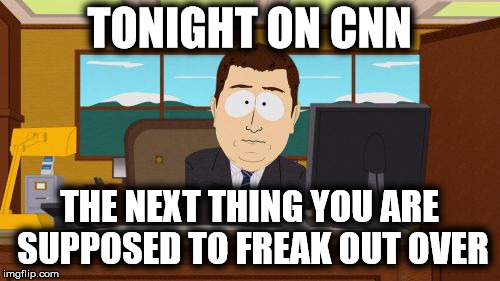 People = Sheep | TONIGHT ON CNN; THE NEXT THING YOU ARE SUPPOSED TO FREAK OUT OVER | image tagged in memes,cnn fake news,fake news,stupid liberals,liberal sheep,stupid sheep | made w/ Imgflip meme maker
