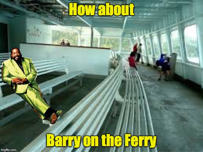 How about Barry on the Ferry | made w/ Imgflip meme maker