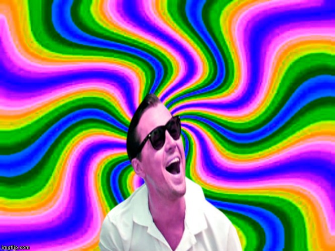:) Made this while commenting with Ms. Jessica_ and thought I'd share it with my imgslices, it's just a lazy Sunday after all (: | image tagged in leonardo dicaprio,trippin',optical illusion,i like your style,i know that feel bro,so so dank | made w/ Imgflip meme maker