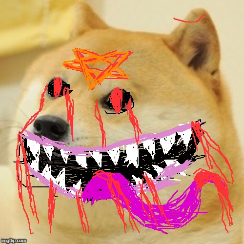 Oh come on man, This deserves Front Page, I drawed this with my mouse and it took me 40 minutes to draw, so give me a chance. | image tagged in memes,doge | made w/ Imgflip meme maker