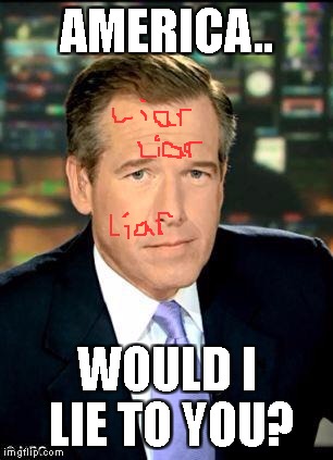 KEEPING IT REAL | AMERICA.. WOULD I LIE TO YOU? | image tagged in memes,brian williams was there 3 | made w/ Imgflip meme maker