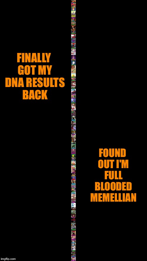 I'm a full blooded Memellian! | FINALLY GOT MY DNA RESULTS BACK; FOUND OUT I'M FULL BLOODED MEMELLIAN | image tagged in memes,23 and me,dna,dna results,mammal,full blooded | made w/ Imgflip meme maker