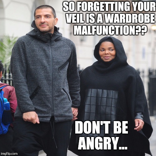 SO FORGETTING YOUR VEIL IS A WARDROBE MALFUNCTION?? DON'T BE ANGRY... | made w/ Imgflip meme maker