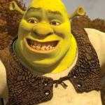 Smiling Shrek meme