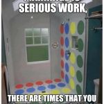 Shower Twister | MARRIAGE IS SERIOUS WORK, THERE ARE TIMES THAT YOU JUST HAVE TO SAY, "GAME ON" | image tagged in shower twister | made w/ Imgflip meme maker