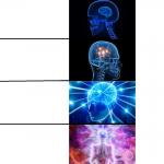 Expanding brain meme