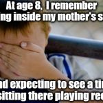 I couldn't understand how the DJ's voice was coming from the speakers | At age 8,  I remember looking inside my mother's stereo; and expecting to see a tiny guy sitting there playing records | image tagged in memes,confession kid | made w/ Imgflip meme maker