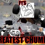 Greatest Chumps in F1 | F1'S; GREATEST CHUMPS | image tagged in f1 crash | made w/ Imgflip meme maker