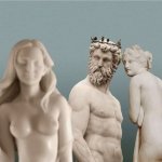 Distracted Boyfriend But With Ancient Greek Statues template