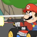 Gangster Mario template