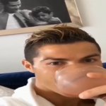 Ronaldo Drinking meme