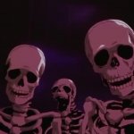 Berserk Skeletons Staring Animated meme
