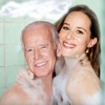 Joe and Ashley Biden in shower template