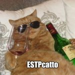 ESTPcatto | ESTPcatto | image tagged in funny cat birthday,estp,cat,myers briggs,mbti,personality | made w/ Imgflip meme maker
