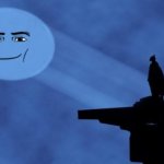 [insert clever title here] | image tagged in batman signal,man face | made w/ Imgflip meme maker