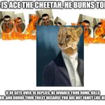 ASU raid image Ace the cheetah template