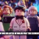 Enter a clever title! | THAT ONE KID AFTER HE WALKS PAST THE ELEMENTARY | image tagged in gifs,lego,batman,yes | made w/ Imgflip video-to-gif maker
