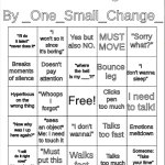 ADHD Bingo template