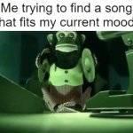 And when I do find it, the song hits so much harder. | Me trying to find a song that fits my current mood: | image tagged in gifs,relatable,relatable memes,toy story,music,hot page | made w/ Imgflip video-to-gif maker