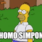 Homeo SIMPEerspm | HOMO SIMPON | image tagged in gifs,super funny | made w/ Imgflip video-to-gif maker