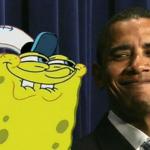 Spongebob and obama meme
