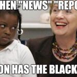 I care about black people | ME WHEN "NEWS" "REPORTS"; CLINTON HAS THE BLACK VOTE | image tagged in i care about black people | made w/ Imgflip meme maker