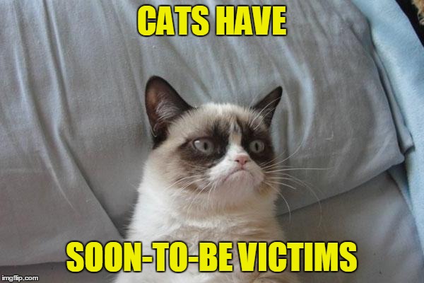 CATS HAVE SOON-TO-BE VICTIMS | made w/ Imgflip meme maker