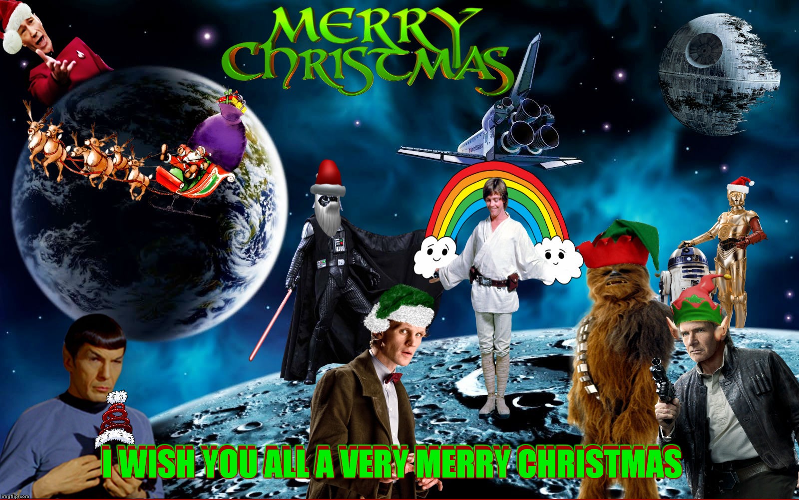 To all my Imgflip friends may this be the best Christmas for you and your families ever! | I WISH YOU ALL A VERY MERRY CHRISTMAS; I WISH YOU ALL A VERY MERRY CHRISTMAS | image tagged in christmas,imgflip users,i love you,people,thanks,for everything | made w/ Imgflip meme maker