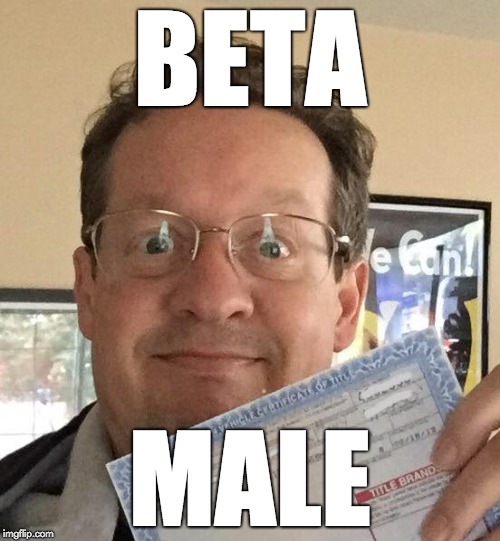 BETA; MALE | image tagged in beta male | made w/ Imgflip meme maker