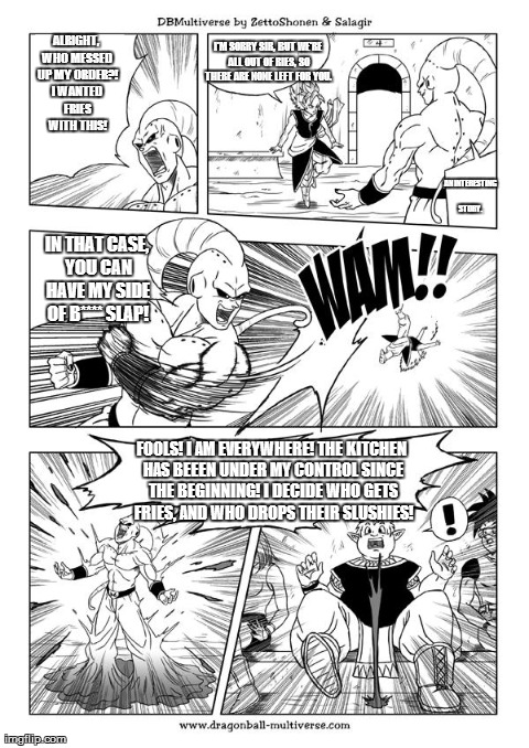 Dragon Ball Multiverse Chapter 33: Vegito Loses! Super Buu Attacks  Everyone! 