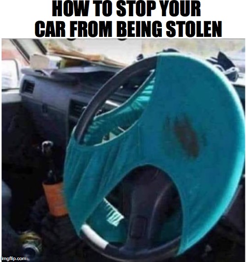 Anti-theft Device | HOW TO STOP YOUR CAR FROM BEING STOLEN | image tagged in grand theft auto,safety | made w/ Imgflip meme maker