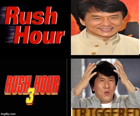 Jackie Chan Triggered  | image tagged in triggered template,jackie chan,jackie chan wtf,rush hour | made w/ Imgflip meme maker